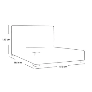 Alternative view of King Bed KBED001 سرير