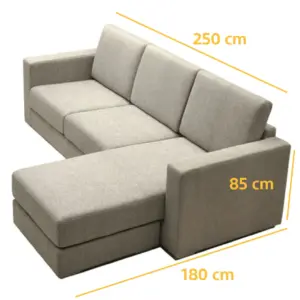 Alternative view of L-Shape Sofa LSO022 كنبة ركنة