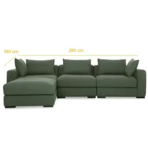 Alternative view of L-Shape Sofa LSO036 كنبة ركنة