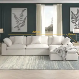 Alternative view of L-Shape Sofa LSO038 كنبة ركنة