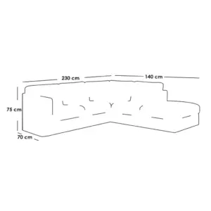 Alternative view of L-Shape Sofa LSO052 كنبة ركنة