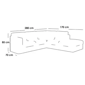 Alternative view of L-Shape Sofa LSO053 كنبة ركنة