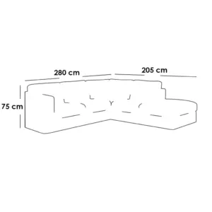 Alternative view of L-Shape Sofa LSO057 كنبة ركنة