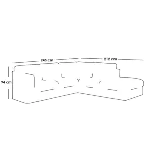 Alternative view of L-Shape Sofa LSO061 كنبة ركنة