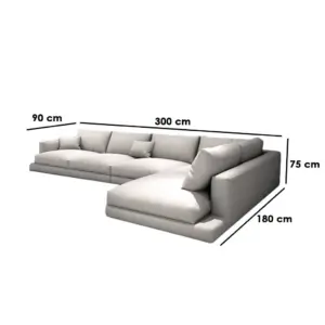 Alternative view of L-Shape Sofa LSO067 كنبة ركنة