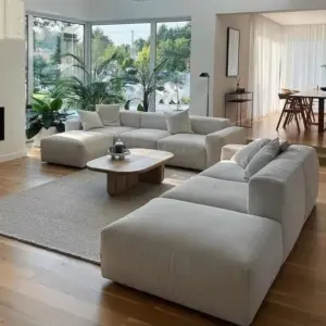 Living Room Set LRS001 طقم صالون كنبتين وبوفين