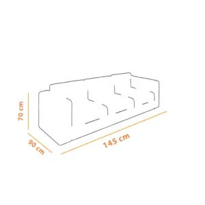 Alternative view of Living Room Set LRS001 طقم صالون كنبتين وبوفين