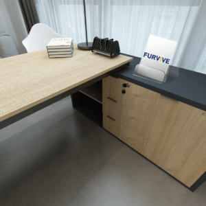 Alternative view of Manager Desk With Side Mala مكتب
