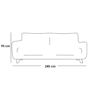 Alternative view of Sofa SO080 كنبة