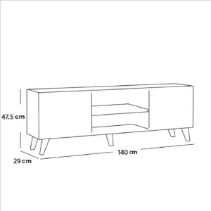 Alternative view of TV Unit TVU029 ترابيزة تلفزيون