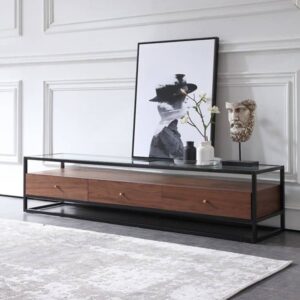 Alternative view of TV Unit and Coffee Table Set TVU007 طقم ترابيزة تلفزيون وترابيزة قهوة
