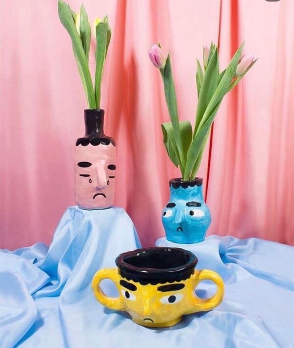 Vase Faces فازة