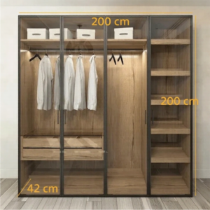 Alternative view of Wardrobe WAD041 دولاب