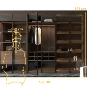 Alternative view of Wardrobe WAD036 دولاب