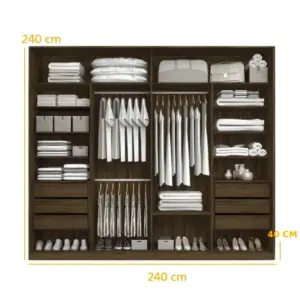 Alternative view of Wardrobe WAD045 دولاب