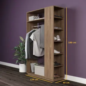 Alternative view of Wardrobe WAD071 دولاب