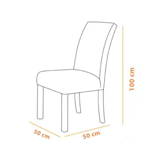 Alternative view of Wooden Dining Set 5 Pieces طقم غرفة طعام 5 قطع