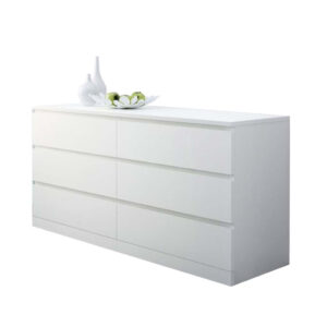 Alternative view of Wooden Dresser White تسريحة بسيطة بيضاء