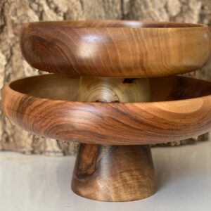 Wooden Fruit Bowl 305 بولة فواكة خشبية