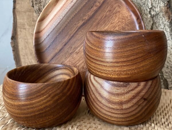 Wooden Salad Bowl 312 بولة سلطة خشبية