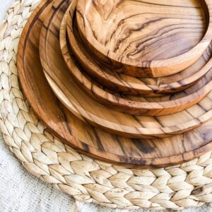 Wooden Serving Dish 324 طبق تقديم خشبي