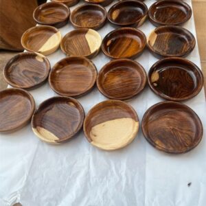 Wooden Small Dish 323 طبق خشبي صغير