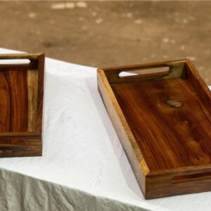 Wooden Tray 337 صنية خشبية