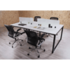 Workstation with Glass BEKAN خلية عمل