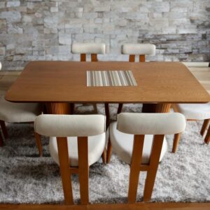 Dining Set 7 Pieces طقم سفرة خشب