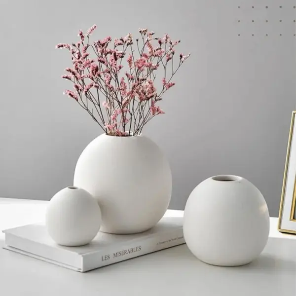 Vases Panda مجموعة 3 فازات