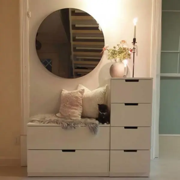 Wooden Dresser DR42 تسريحة