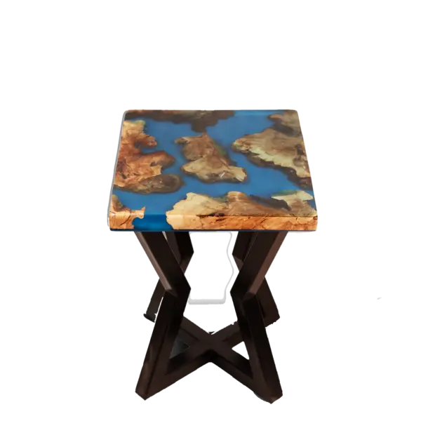 ترابيزة جانبية صب ايبوكسي TIS14 Epoxy side table