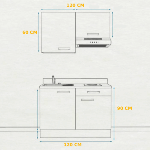 Alternative view of Kitchen Unit KU011 وحدة مطبخ