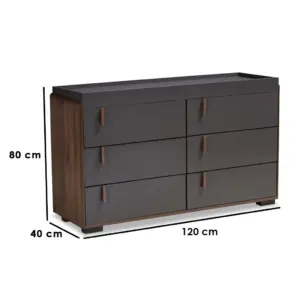 Alternative view of Wooden Dresser DR46 تسريحة