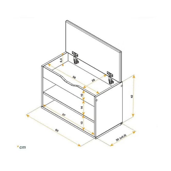 Shoe Rack SHR056 جزامة - Image 4