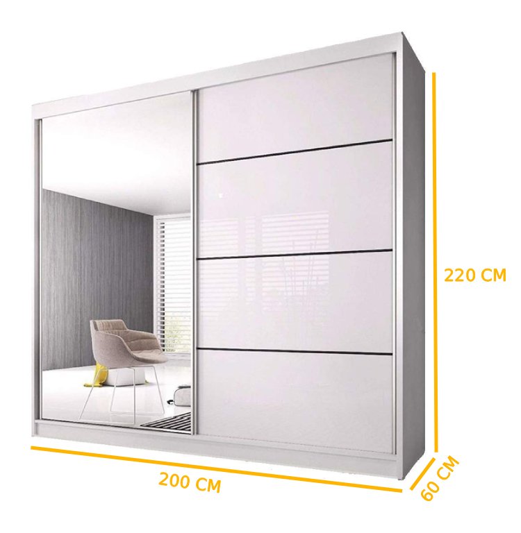 Wardrobe WAD110 دولاب - Image 2