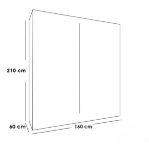 Alternative view of Wardrobe WAD115 دولاب