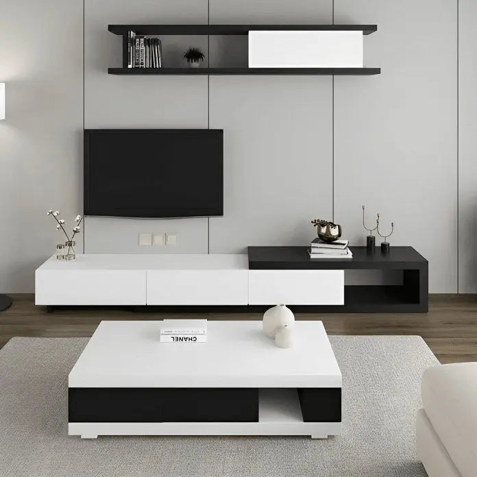 TV Unit and Coffee Table Set TVU096 طقم ترابيزة تلفزيون وترابيزة قهوة