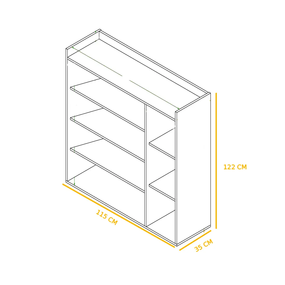 Shoe Rack SHR066 جزامة - Image 3