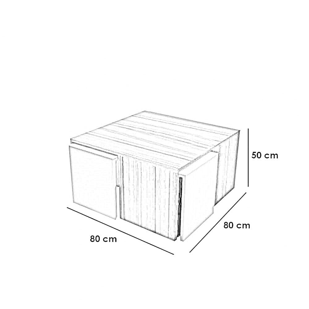 Coffee Table CTA120 ترابيزة قهوة - Image 3