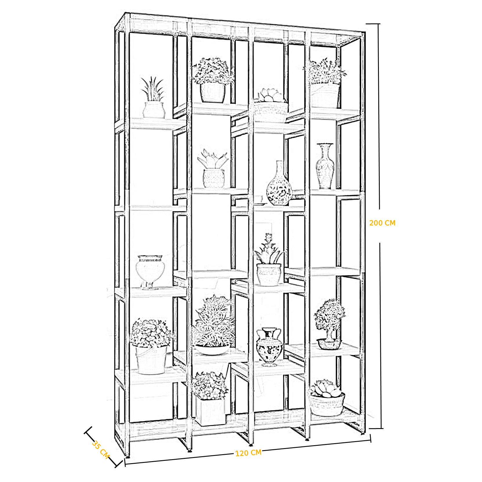 Shelving Unit SHE005 وحدة ارفف - Image 3