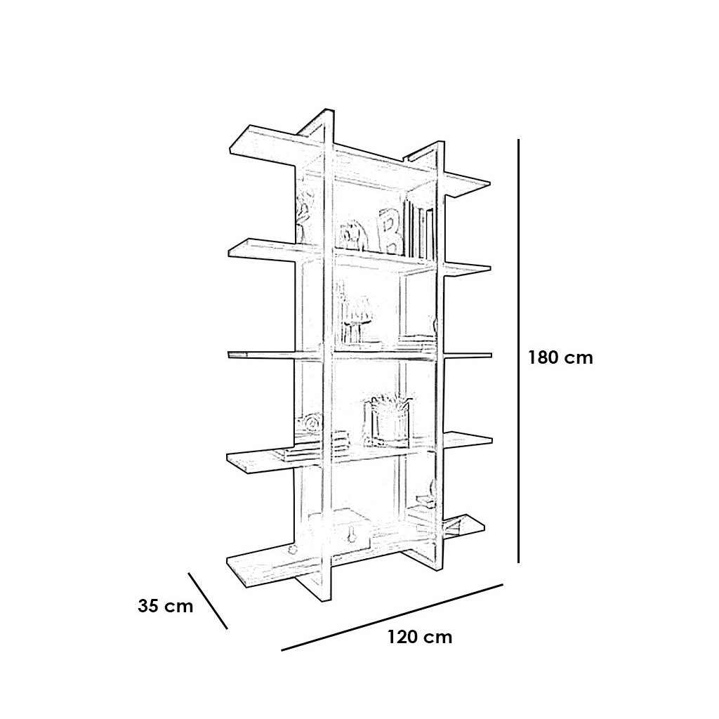 Shelving Unit SHE013 وحدة ارفف - Image 2