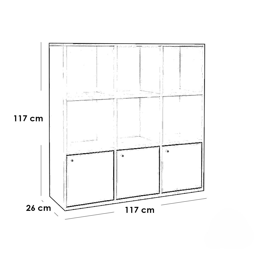 Bookcase BOC116 مكتبة - Image 3