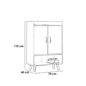 Alternative view of Shoe Rack SHR086 جزامة