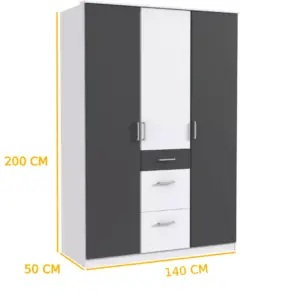 Alternative view of Wardrobe WAD121 دولاب