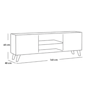 Alternative view of TV Unit TVU138 ترابيزة تلفزيون