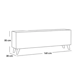 Alternative view of TV Unit TVU145 ترابيزة تلفزيون