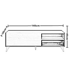 TV Unit TVU129 ترابيزة تلفزيون - Image 3