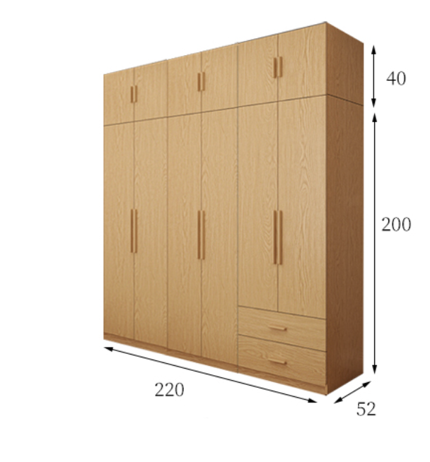 Wardrobe WAD123 دولاب - Image 4