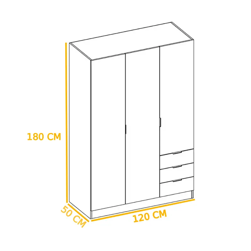 Wardrobe WAD137 دولاب - Image 4